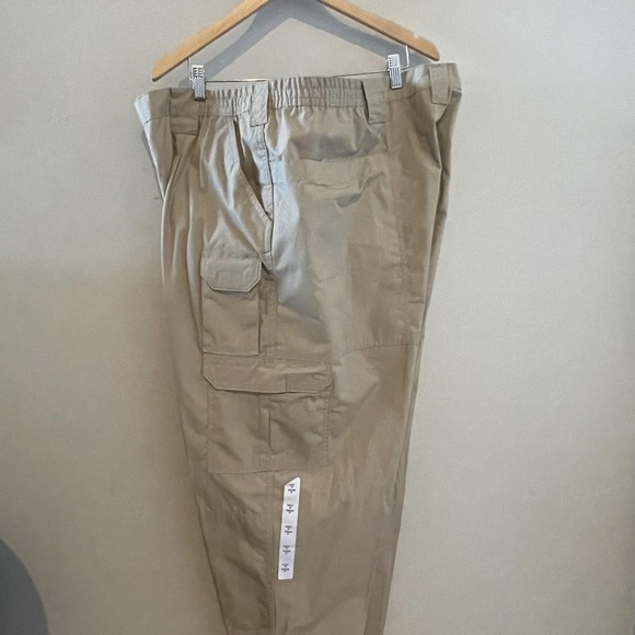 Propper Cargo Pants Mens 48x37 Khaki Tactical Ripstop Utility Workwear Outdoor - Picture 1 of 9